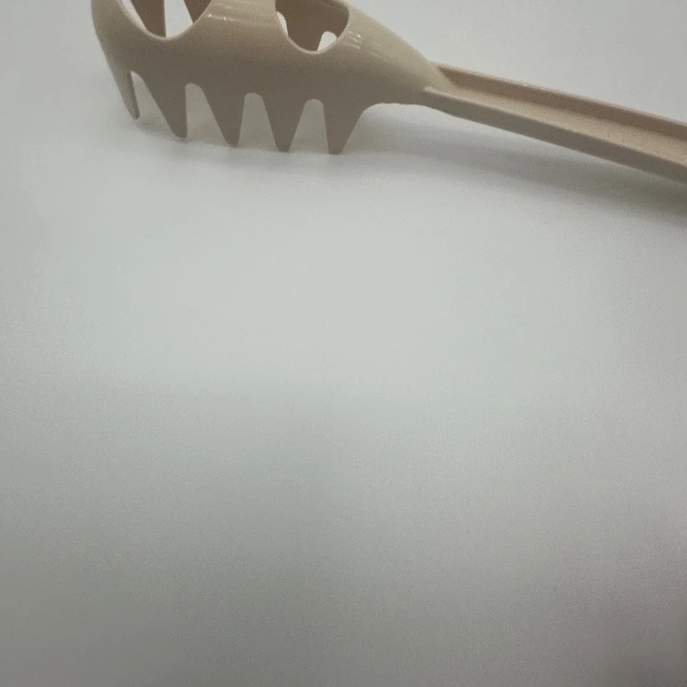 Tailor Made Products Plastic Pasta Server Spaghetti Fork Spoon Almond 11